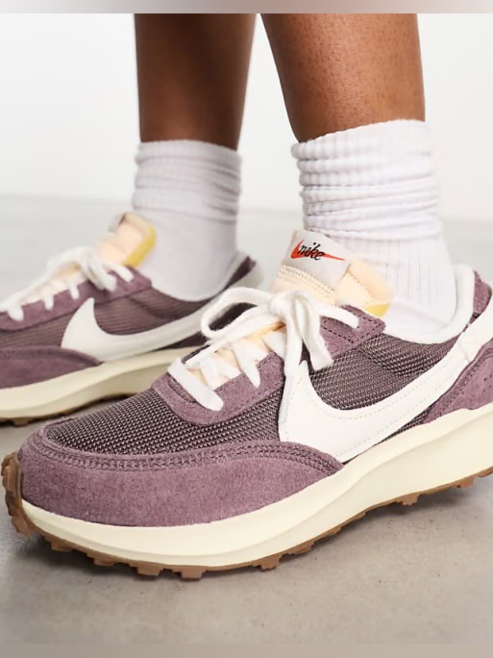 Nike Women’s Waffle Debut Sneakers Plum Eclipse Sail Coconut Milk 9